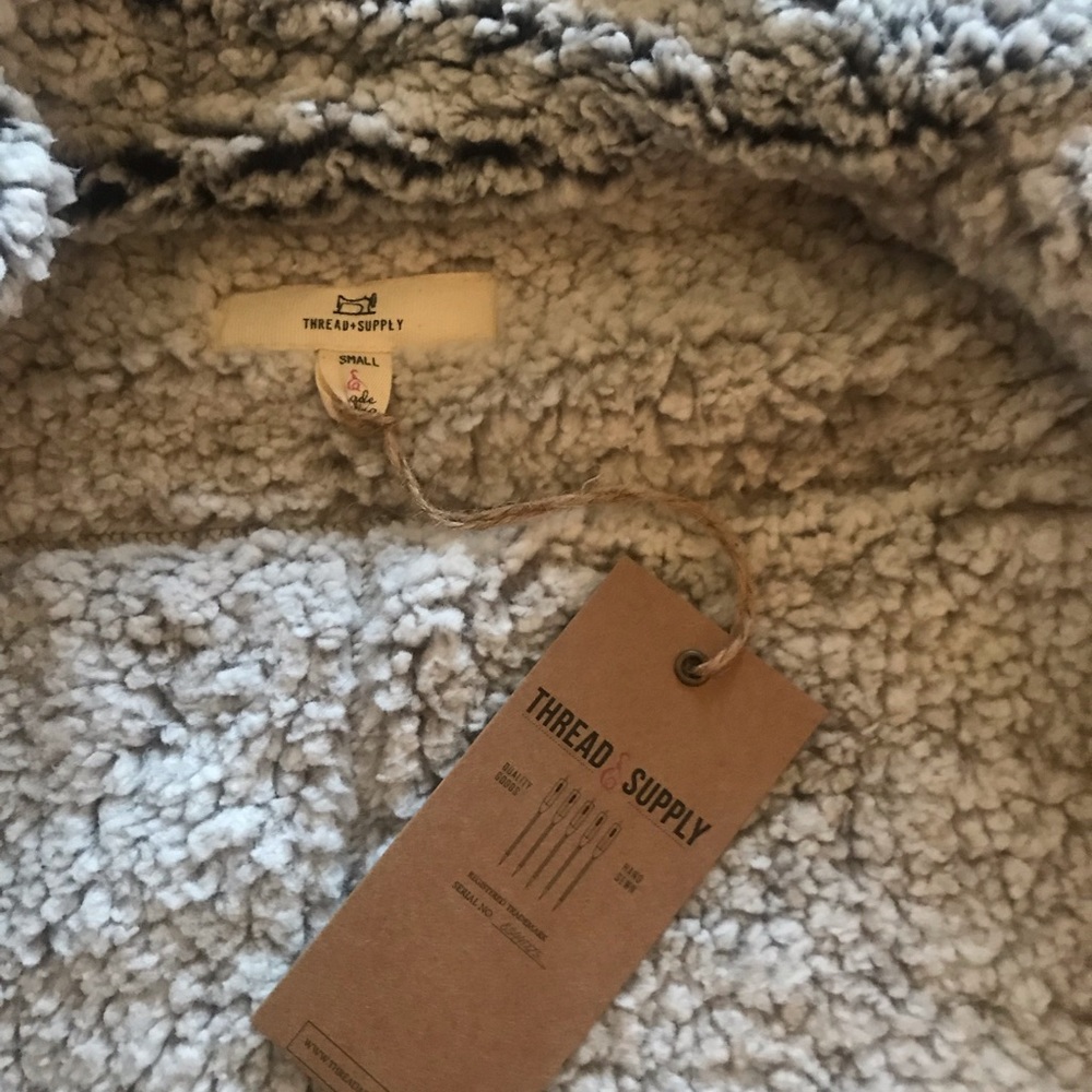 Open Front Wool Vest - Picture 6 of 6